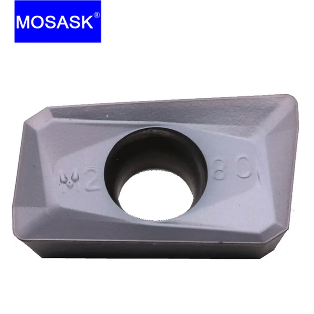 Mosask 10 Pcs Apmt1604 Apmt1135 Pder m2 Zp25 Aço Endmill Bap300 Ângulo Cortador de Moagem Torno Cnc Apkt Apmt 1604 Inserções de 1135