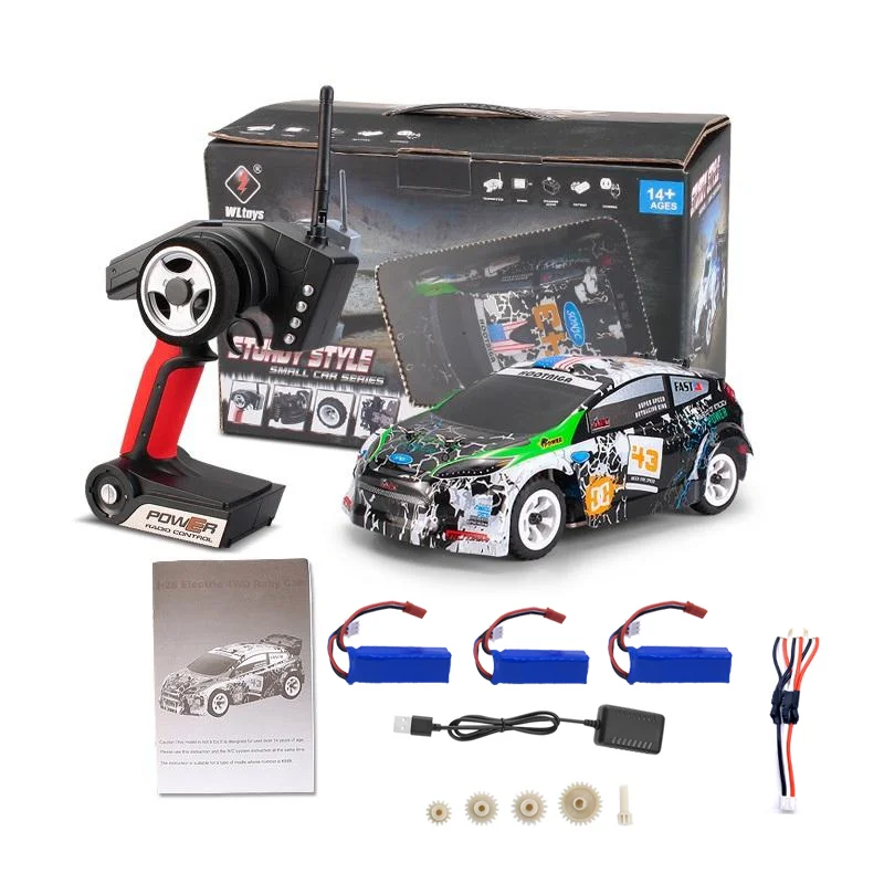 WLtoys K989 Rc 자동차 1:28 4WD 드라이브 오프로드, 고속 30 km/h 합금 자동차 게임 드리프트, 1/28 드리프트 랠리 차량 장난감, 2.4G