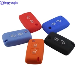 jingyuqin Remote 2b Car Key Cover Case For Peugeot 208 207 3008 308 508 408 2008 407 307 206 For Citroen C2 Procted