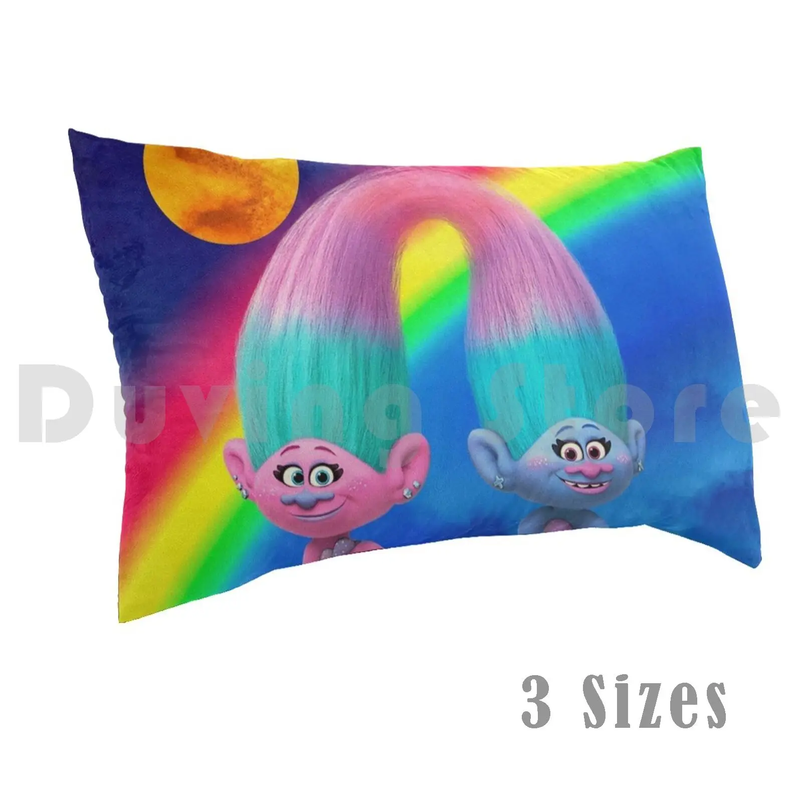 Trolls Poppy And BranchPillow case Trolls Poppy And Branch Trolls Poppy And Branch As Humans Trolls 2 Poppy And