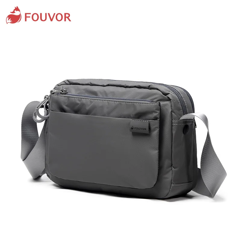 Fouvor New Fashion Oxford Cloth Women\'s Bags Waterproof Nylon Zipper Shoulder Bag Outdoor Travel Sport Crossbody Bag 2802-12