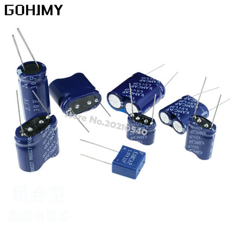 1PCS Super capacitor farad capacitor combination type 5.5V 0.5F 1F 2F 3.5F 4F 5F 7.5F 10F 15F