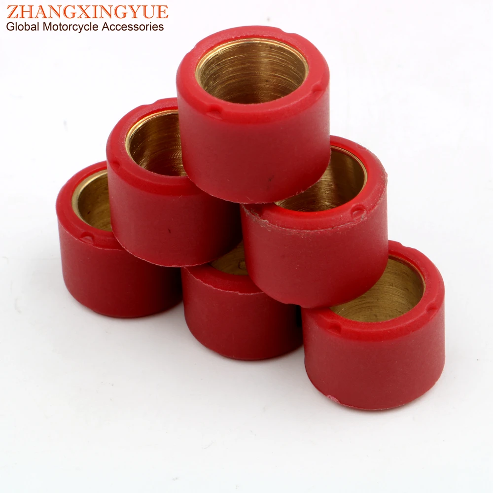 Scooter Variator Roller Set 16x13mm 4g 4.5g 5.5g 6g For SYM 50 Fiddle Orbit 1 Symply 50cc GY6 139QMB 139QMA AC AW05W 4-Stroke