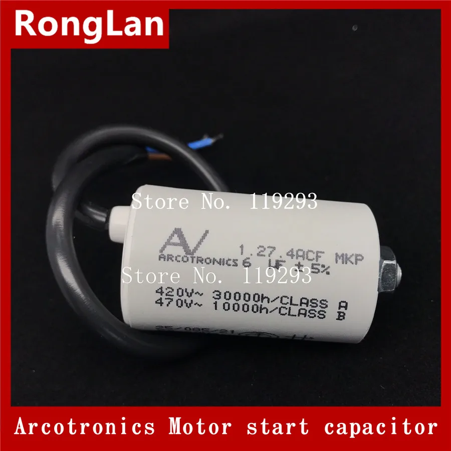 [BELLA] Original Arcotronics 1.27.4ACF MKP 1UF 1.5UF 2UF 2.5UF 4UF 5UF 6UF 8UF 10UF 12UF 20UF 40UF 5%  motor start capacitors