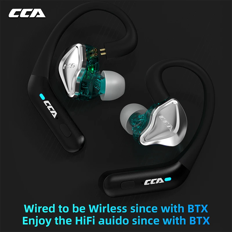 Imagem -02 - Cca Btx Bluetooth-compatível 5.2 Verdadeiros Fones de Ouvido sem Fio Orelha Gancho Esportes Fones de Ouvido Fone de Ouvido Modos Hifi Jogo Fones de Ouvido sem Fio