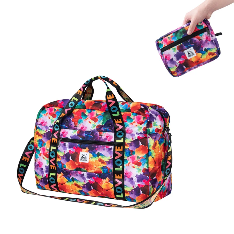 PLAYKING-borsa sportiva da viaggio pieghevole per donna, grande capacità, borse portaoggetti personali, bagaglio a mano, borsone,