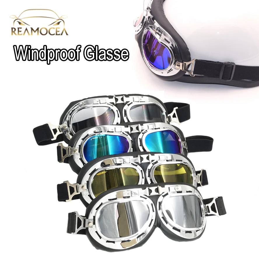 

Reamocea 1x Motorcycle Cycling Eyewear Outdoor Windproof Skiing Eyewear Glasses Goggle Bike Riding MTB Road Bike Sun Glasses