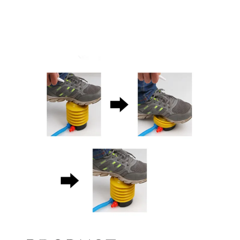 Hangmat Voetpomp Draagbare 4 Inch Zwemmen Ring Opblaasbare Mat Yoga Bal Foot Inflator Pomp