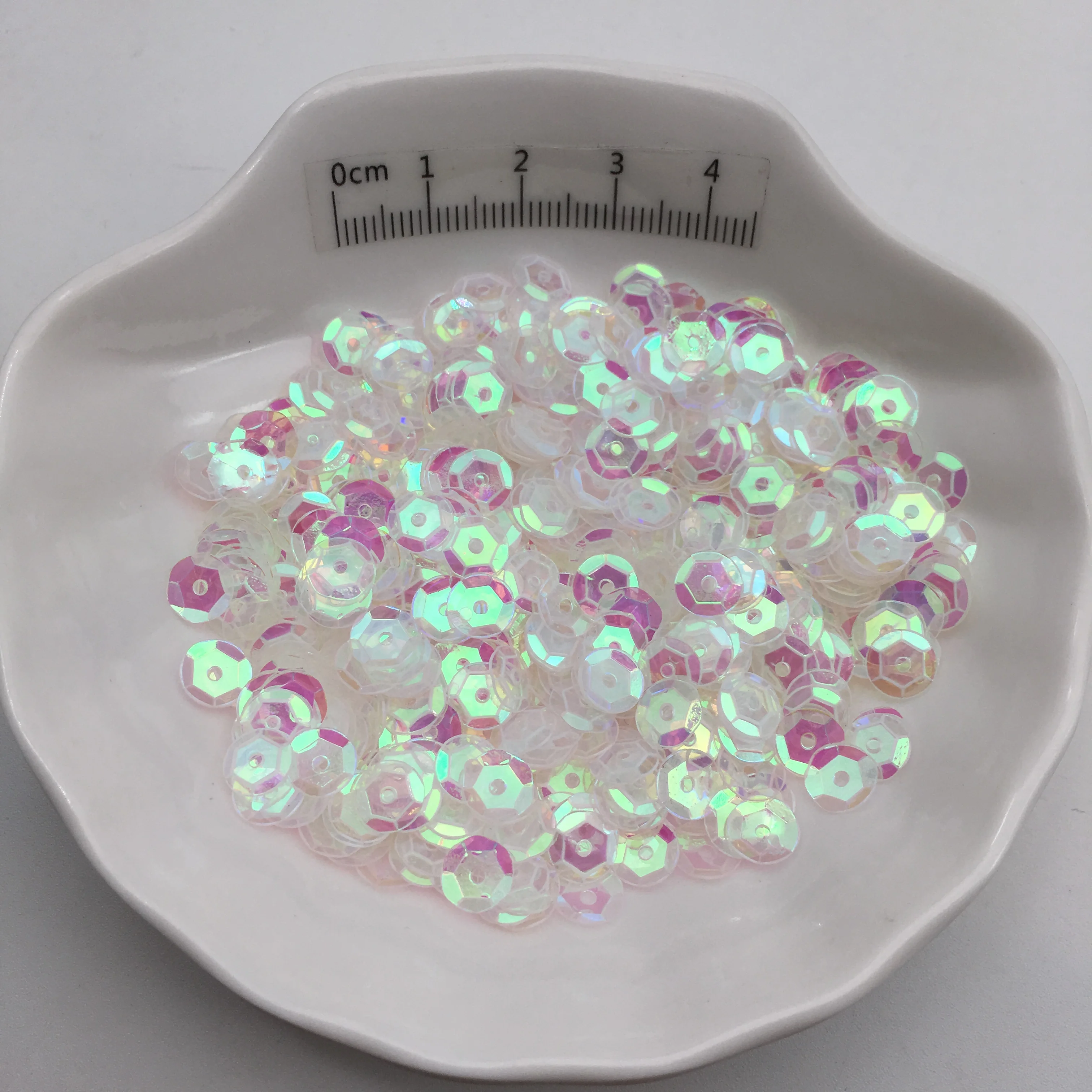 10g 4mm 5mm 6mm 8mm 10mm Cup PVC Sequins Glitter Paillettes For Clothes,Hat,Shoes.Kids DIY.Crafts Handmade Accessory Wholesale