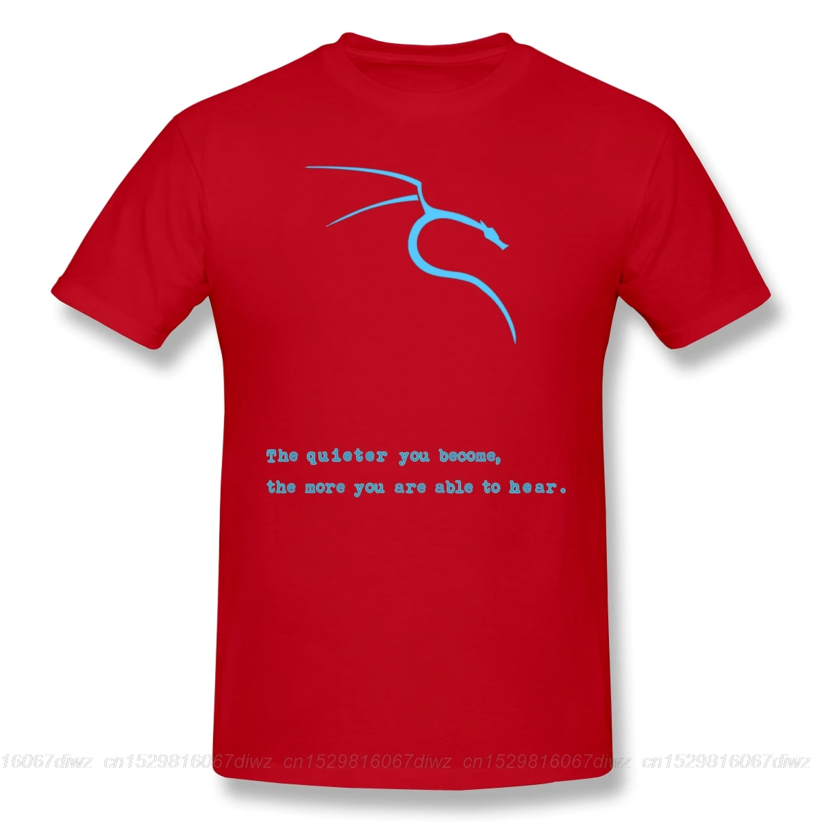 Kali Linux The Quieter You Become The More You Are Able To Hear T-shirt linux Computer operating system Geek tshirt