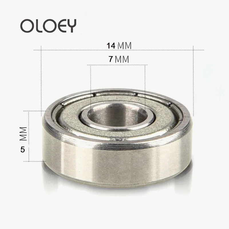 10/20pcs/lot S687ZZ 2RS 7x14x5 mm Stainless Steel Bearing Deep Groove Ball Bearings Miniature Mini Bearing 7x14x5  mm