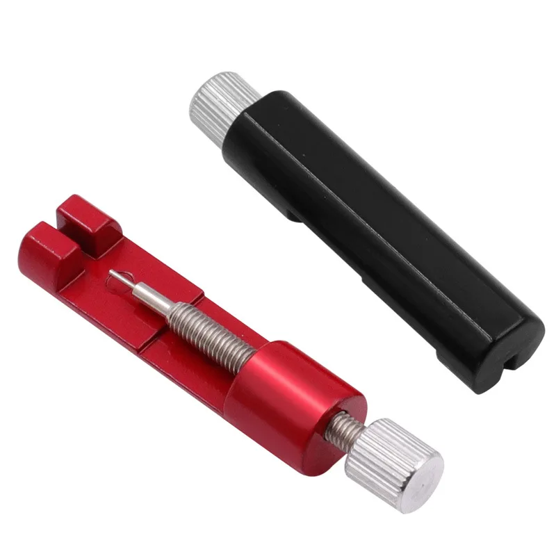 Draagbare Horloge Band Strap Link Pin Remover Repair Tool Kit Horloge Link Removal Met 3 Pins Vervanging Metalen Band Verstelbare