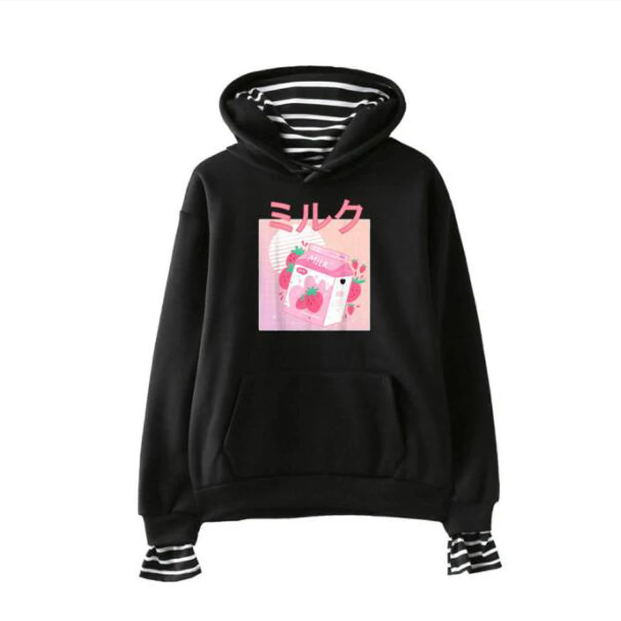 GeorgeNotFound Merch Hoodies Women Men Fake Two Piece Hooded Sweatshirt Harajuku Streetwear Hip Hop Pullover Clothes Sudadera