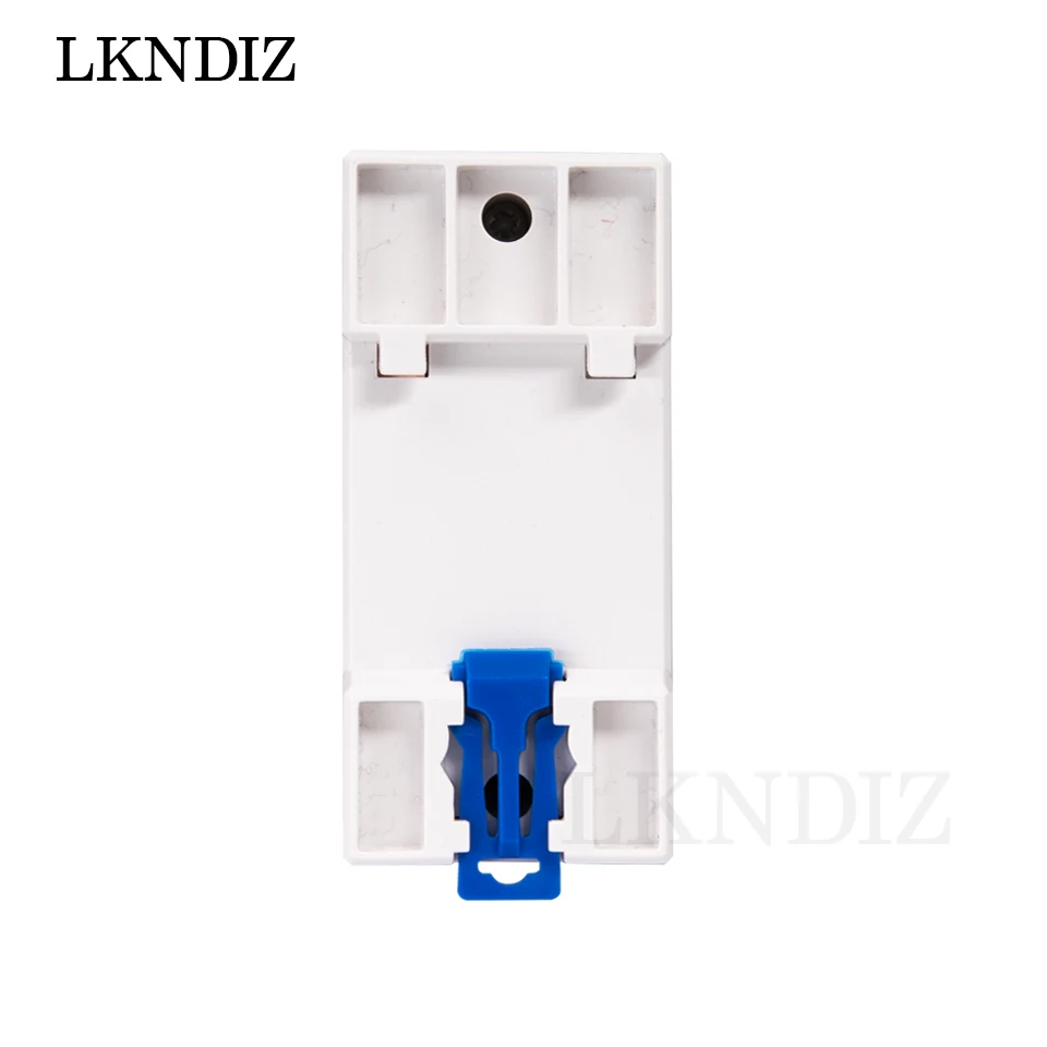 Din Rail kWh Meter 1 Phase 2 Wire LCD Digital Display Power Consumption Energy Electric kWh Counter AC 110V-230V 50/60Hz