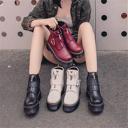 COOTELILI Women Boots Women's Boots Cotton Boots Winter Casual Shoes Woman Hook And Loop 5cm Heel 2021 New Fashion Boots 35-40