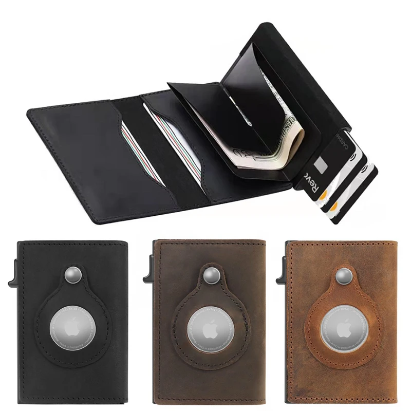 

Смарт-кошелек из искусственной кожи с защитой от потери