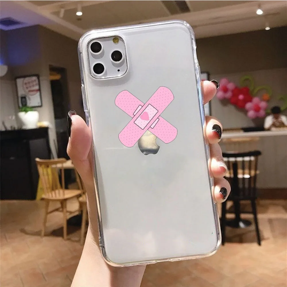 Cute Cartoon Medicine Doctor Nurse Phone Case For iphone 15 14 13 Pro Max 12mini 12 11 ProMax XS MAX XR SE2 14 Plus X