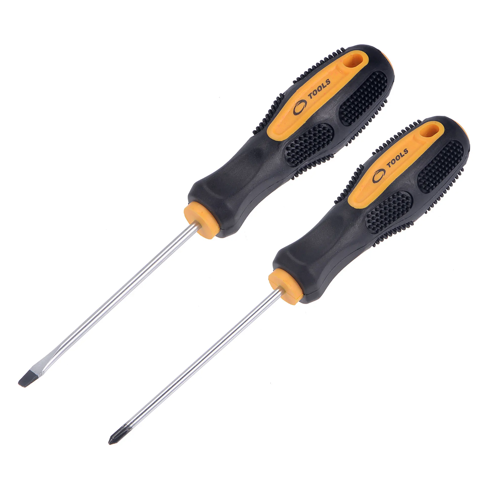 Uxcell #1 Phillips/3mm con intaglio magnetico cacciavite Set, 3 "CR-V albero tondo antiscivolo nero + manico giallo