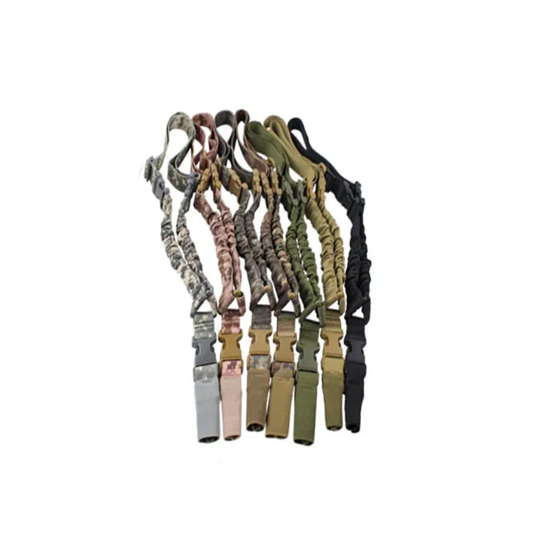 

1000D Heavy Duty Tactical Single Sling Adjustable Bungee Rifle Gun Sling Strap With Side-release Buckle Belt For Hunting