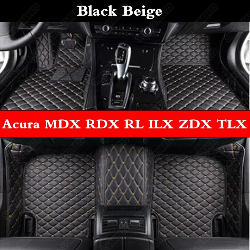 

All Weather Car Floor Mat for Acura MDX RDX RL ILX ZDX TLX TSX NSX TL Customized Cars Foot Mats Suv Auto Carpet Cover Pads Rugs