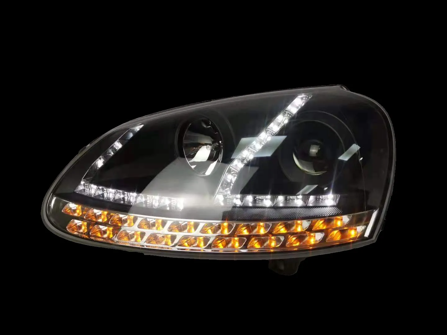 LED HID Headlight for Volkswagen vw sagitar golf 5 variant bora jetta 2006-2011 DRL Daytime Running Light Turn signal