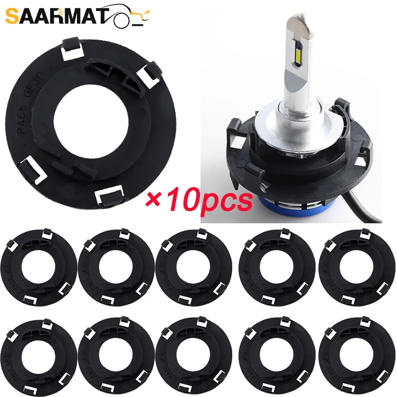 SAARMAT 10Pcs H7 Adapter Socket Base For Hyundai Elantra  Tucson Kia K3 K6 Mistra LAVIDA Gran Auto Lighting Parts