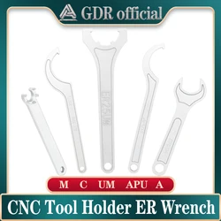 ER Collet Chuck ER8A ER11A ER16A ER20A ER25UM ER32UM  ER40UM Nut Wrench Collet Chuck  Tool Lathe Tools ER Spanner