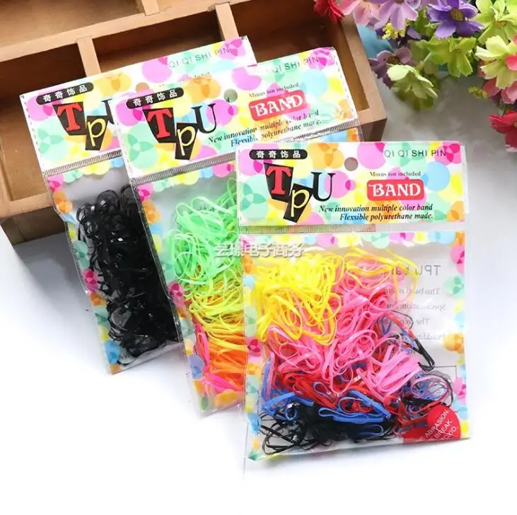 

1 bag=about 200pc Hot Sale Colorful Pet Beauty Supplies Pet Dog Grooming Rubber Band Pet Hair Product Hair Accessory