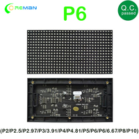 Led matrix indoor P6 led module 32*16dots SMD full color 192X192mm full color led matrix panel