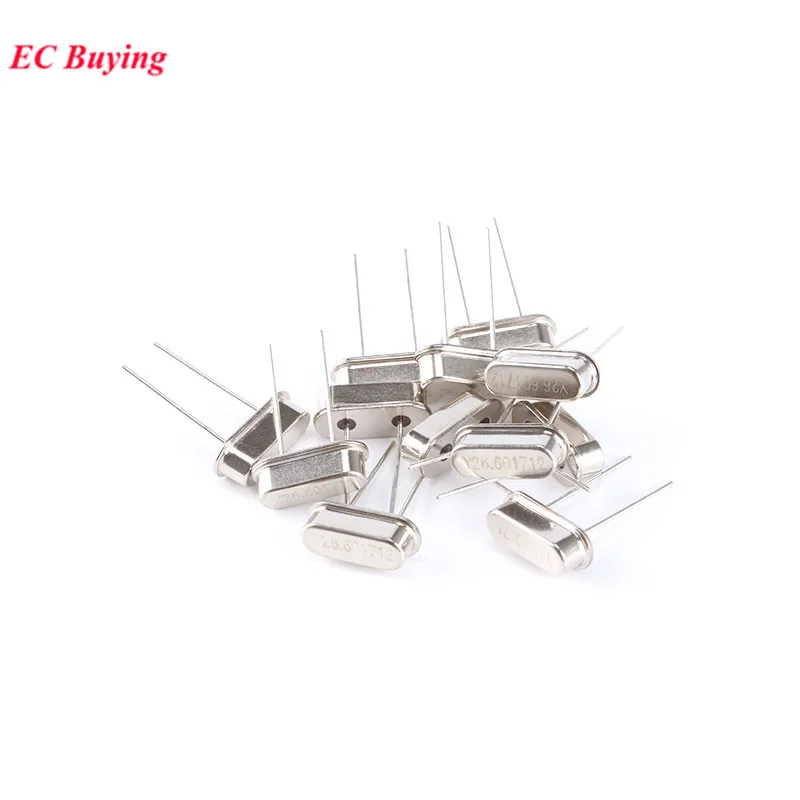 10pcs 26.601712MHz 26.601712 MHz 26.601712M Hz Crystal Resonator Quartz Oscillator Passive HC-49S Good Quality