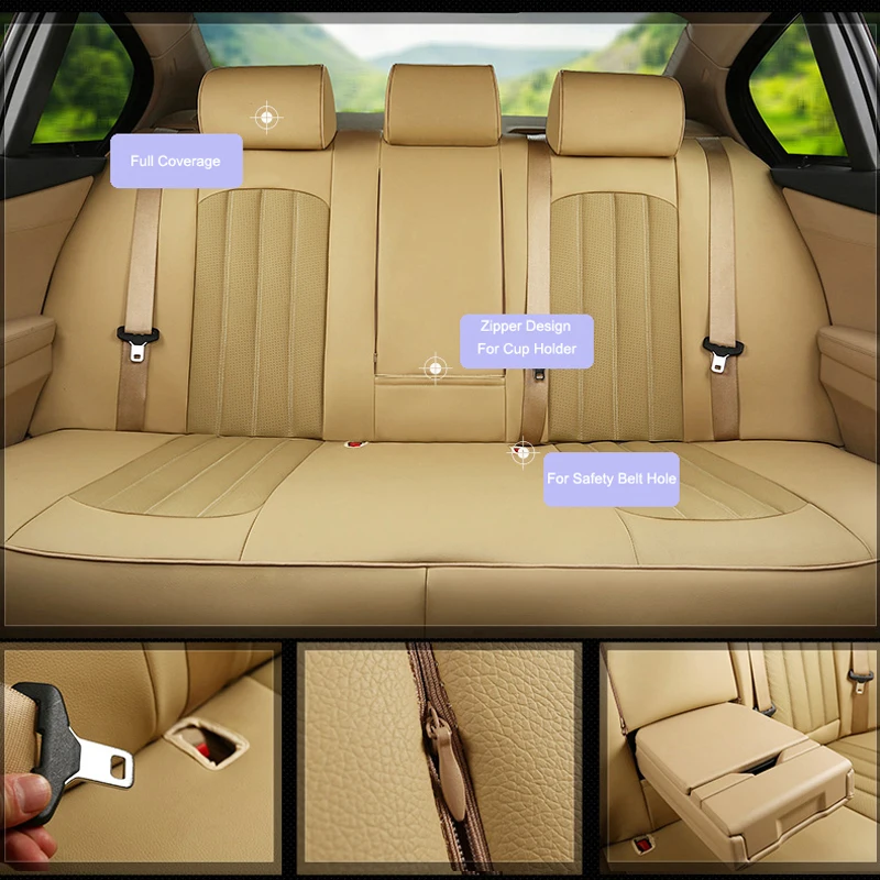 Automobiles Seat Covers for Infiniti fx35 FX37 FX45 Seat Cover Cowhide&Artificial Leather Seats Cars Styling 13PCS/Set 2003-2013