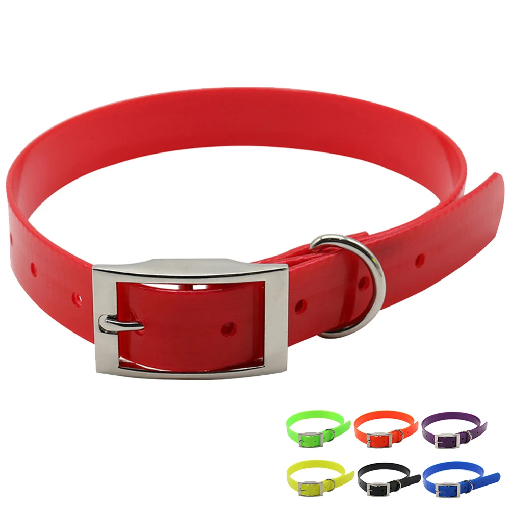 coleira cachorro sólido tpu durável coleira de cachorro personalizado à prova dadjustable água ajustável pet collar para o cão chihuahua buldogue