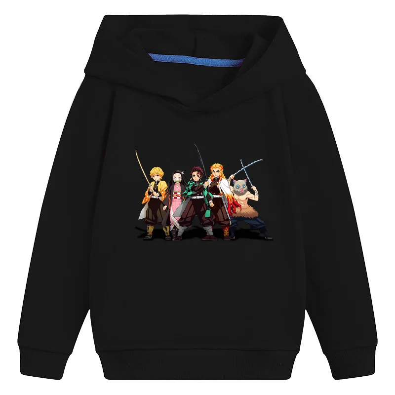 

Anime Demon Slayer Kimetsu No Yaiba Funny Kids Hooded Hoodies Girls Clothes Children Sweatshirts Baby Boys Pullover Tops,KMT5468