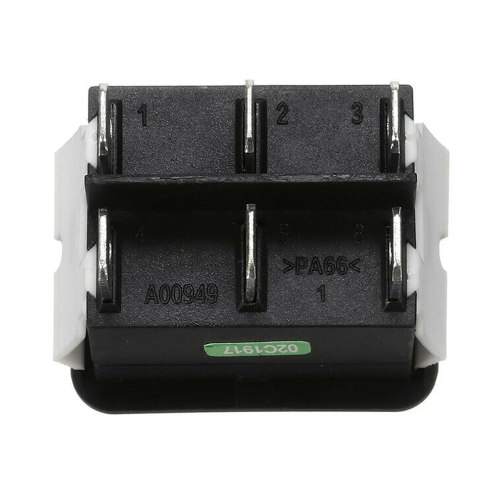HY12-9-3 KEDU  Industrial Pushbutton Switches Electric Push Button Switch for Power Tools 6Pins On-Off-On, 1-Pack