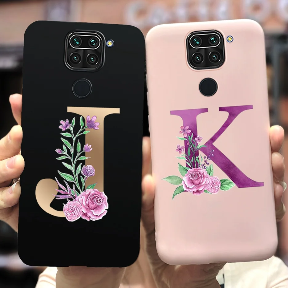 For Xiaomi Redmi Note 9 Case Note9s Soft TPU Cute Letters Phone Case For Xiaomi Redmi Note 9 Pro Case Note 9S Note9 S Back Cover