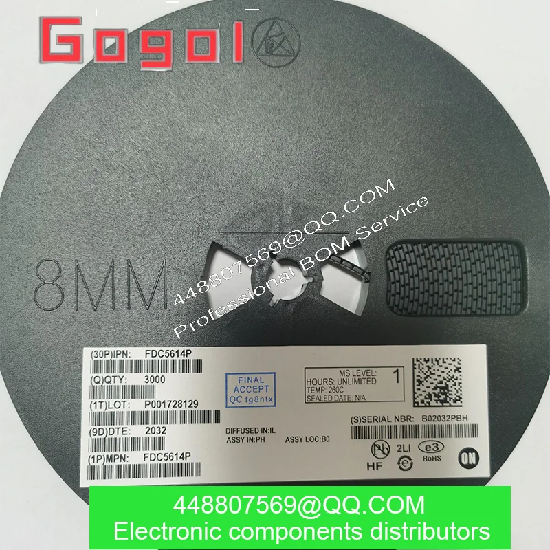 

FDC5614P FDC5614 100%New 500Pcs