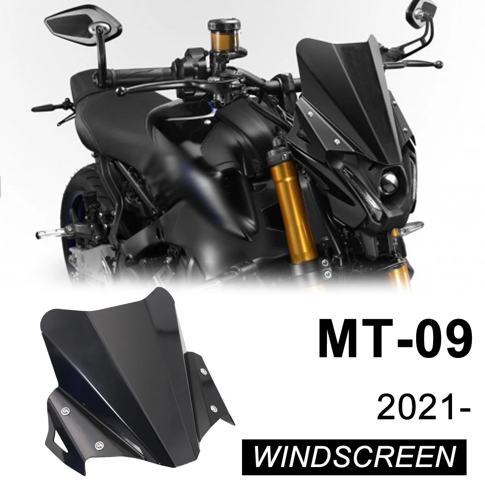 

NEW Motorcycle Windscreen Accessories Windshield Wind Shield Deflector Fit FOR YAMAHA FOR MT-09 MT09 2021 2022 - FOR MT-09 SP