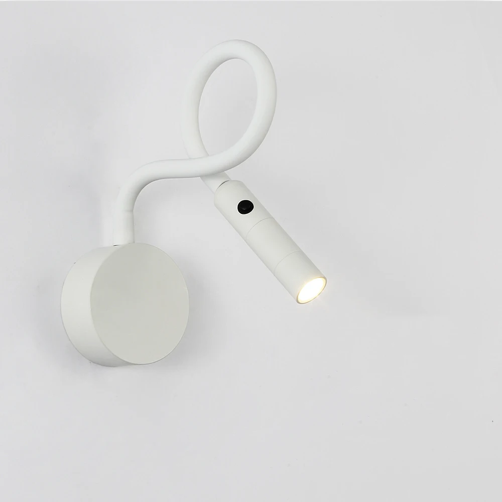 modernBedside lamp Working Study Reading lights Wall lamp sconces 3W wall lamps Night light fixtures Spot LED Indoor Lighting