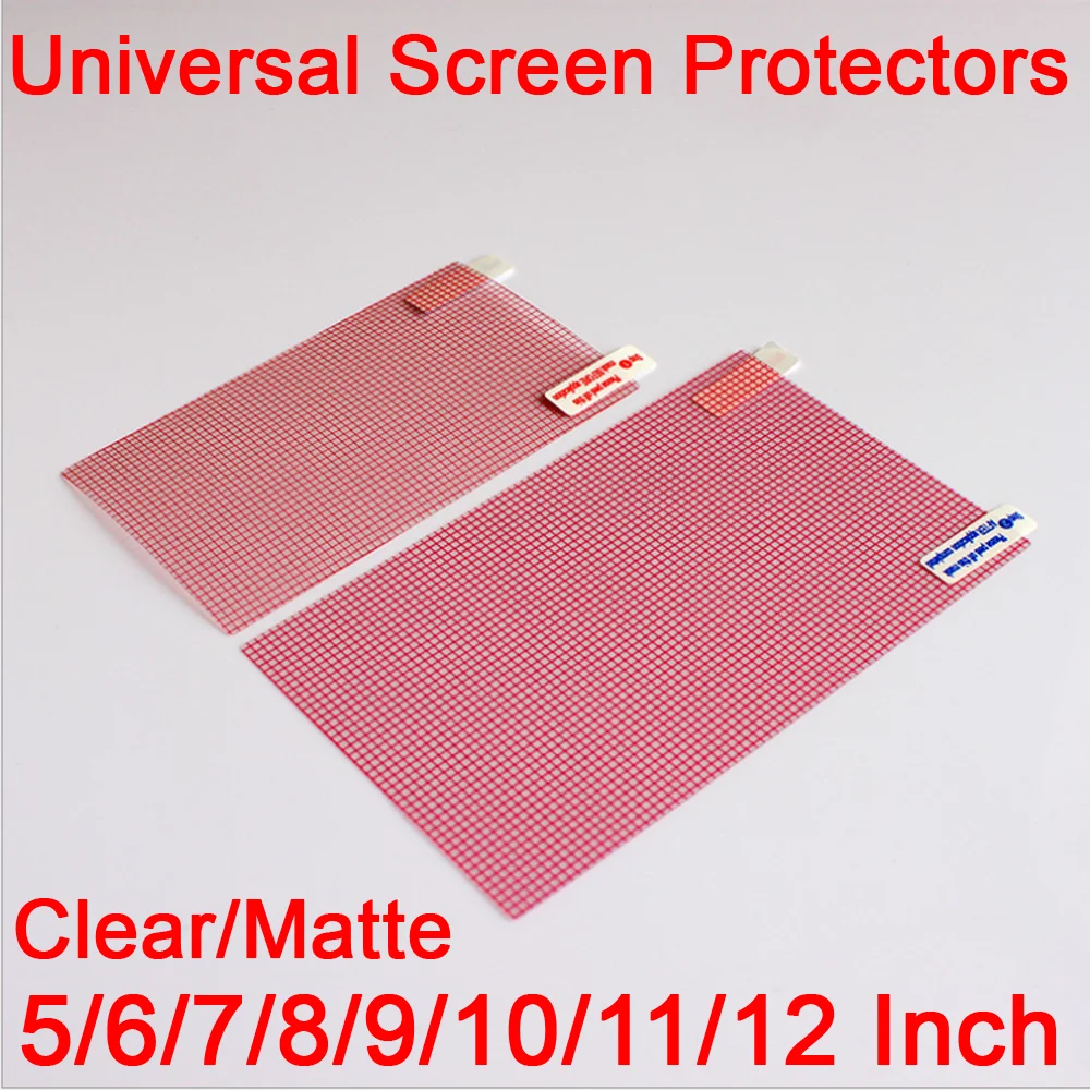 Clear LCD Screen Protector Cover 6/7/8/9/10 inch Mobile Smart Phone Tablet GPS MP4 Universal Protective Film