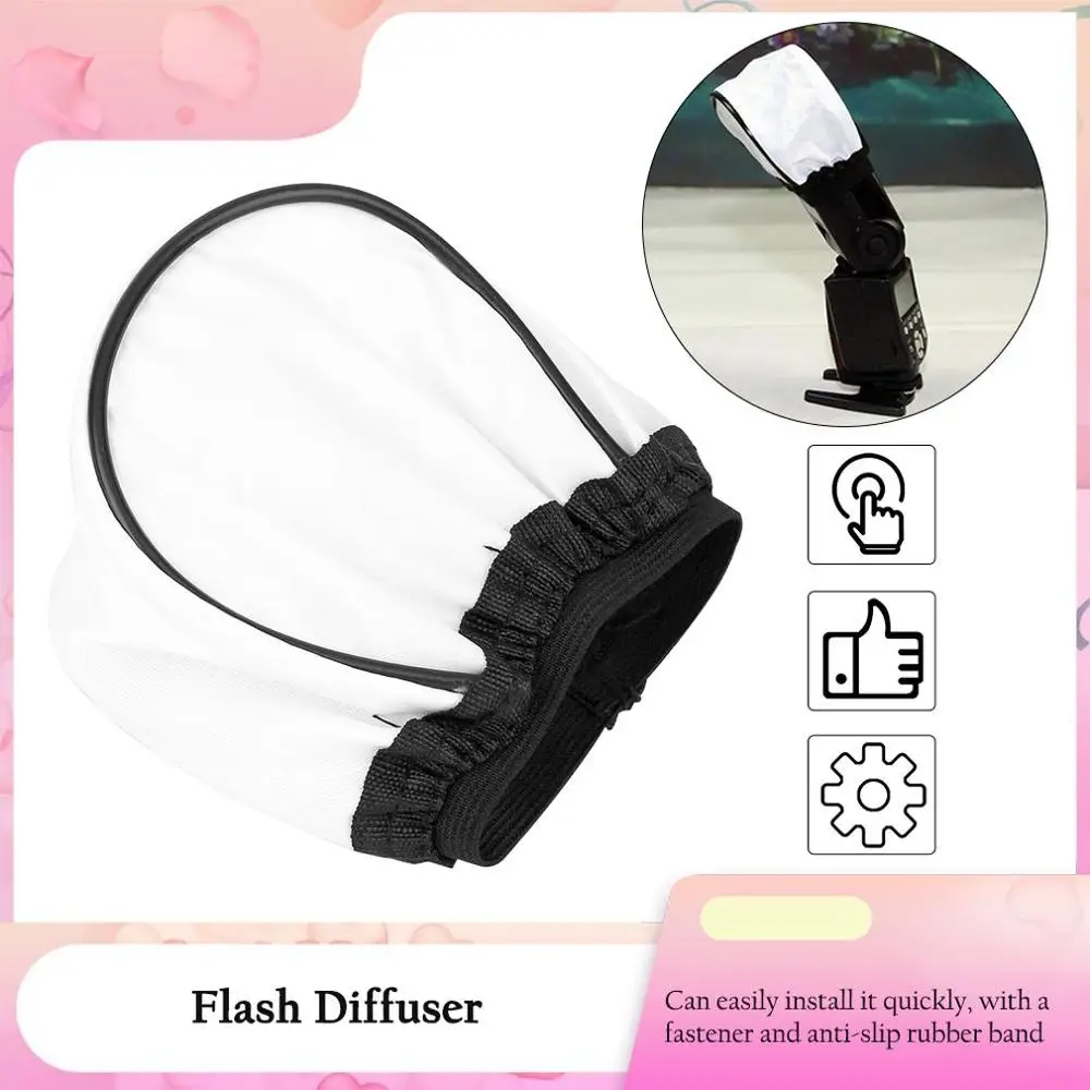 Universal Portable Soft Flash Bounce Diffuser for Canon 580EX 430EX II/550EX/540EZ Professional Camera Flash Diffuser