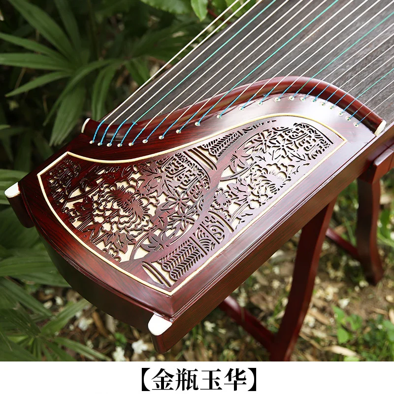 Professional Guzheng Chinese 21 Stings Zither Lankao Solid Wood Paulownia Cither Musical Instrument With Accessories