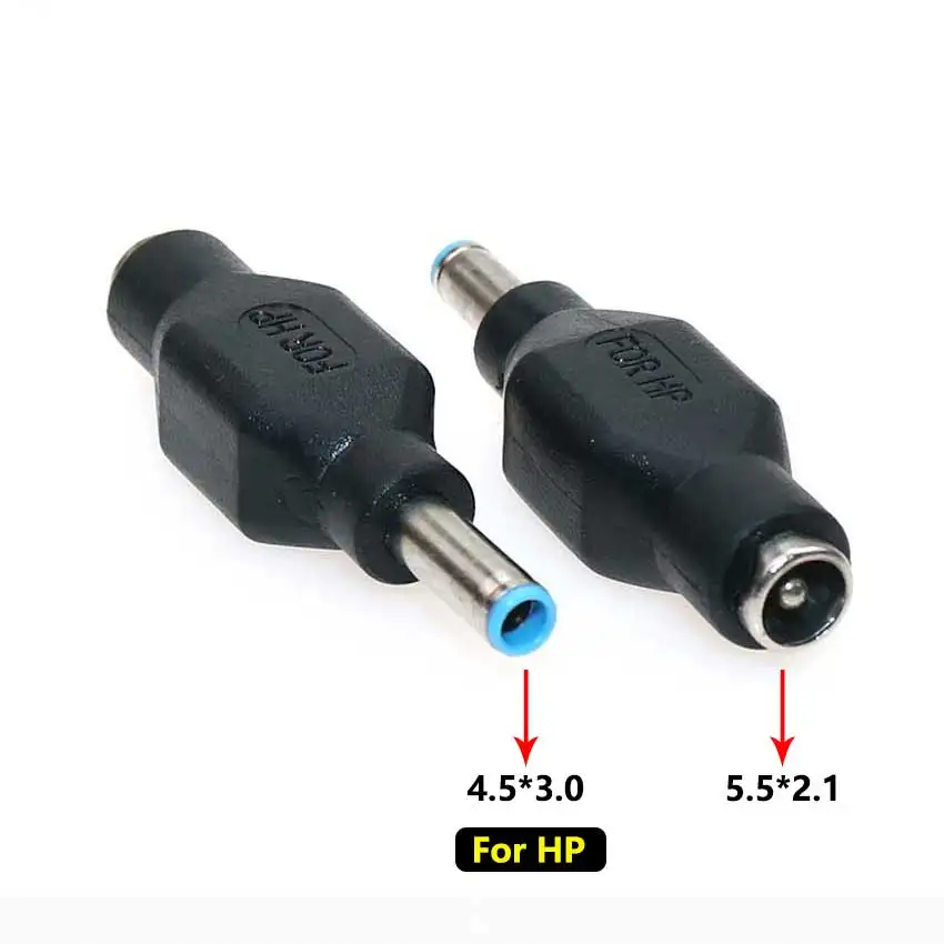 1PCS Common DC Power 2.5*0.7 4.0X1.7 4.8*1.7 5.0*3.0 5.5*2.5 Male to 5.5*2.1 Female Plug Converter Laptop Adapter Connector