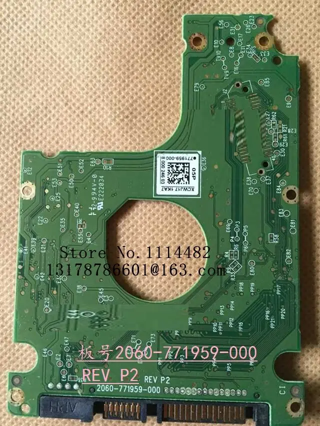 2060-771931-000 HDD PCB tablica logiczna działające dysk twardy płytka drukowana WD5000LPVT 2060-771931