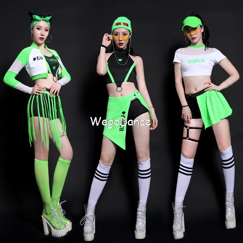 

New Women Clothing Bar Ds Costumes Cheerleading Clothes Hip-hop Clothes Sexy Cheerleaders