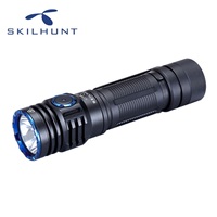 SKILHUNT M300 EDC LED Flashlight XHP35 HD 2000LM USB Magnetic Rechargeable Torch by 18650 Battery for Self Defense,Camping