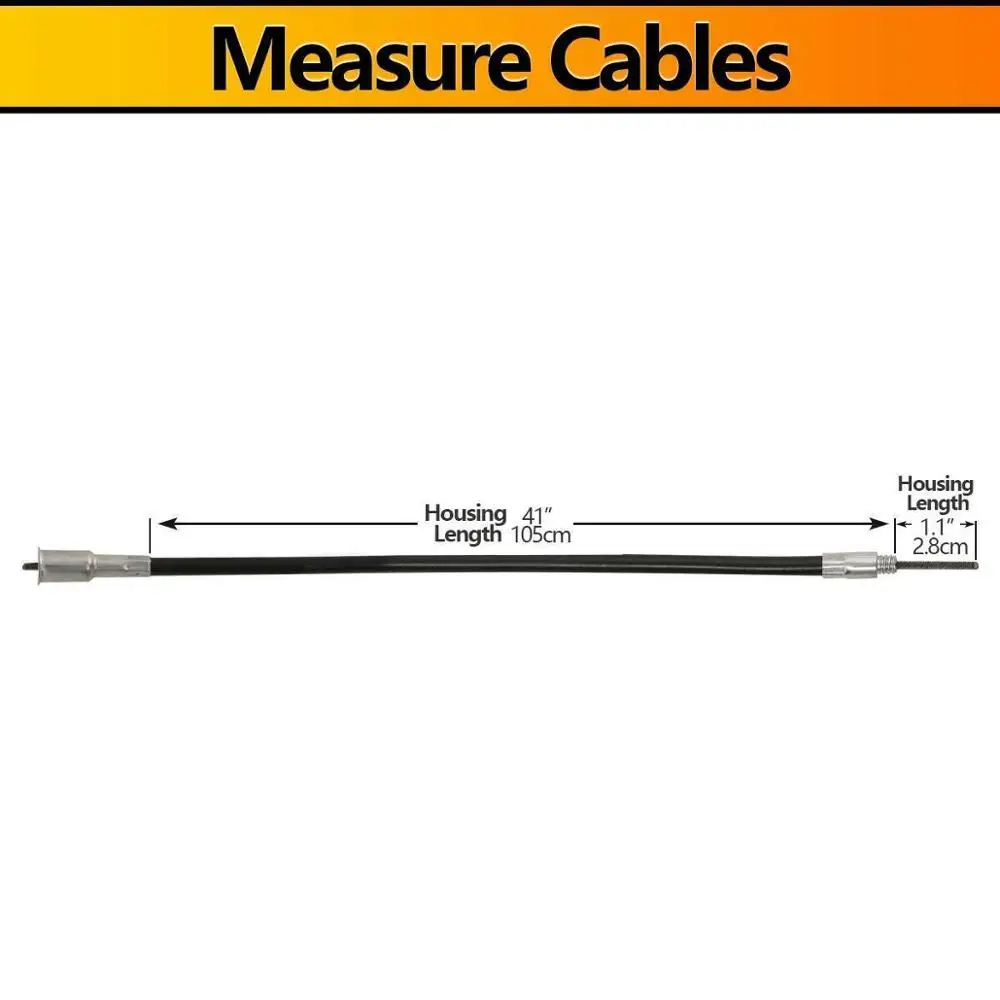 Motorcycle Vinyl Speedometer Cable For Harley Sportster 883 Deluxe Hugger XLH883 1987-1990 1988 1989