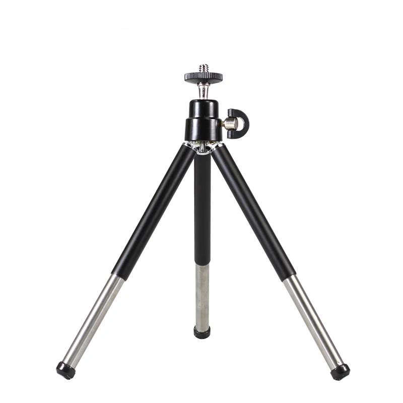 Aluminum mini Table Tripod light Stand Extendable Online Show Supportor Phone Holder For Camera Cellphone iPhone Huawei Oppo