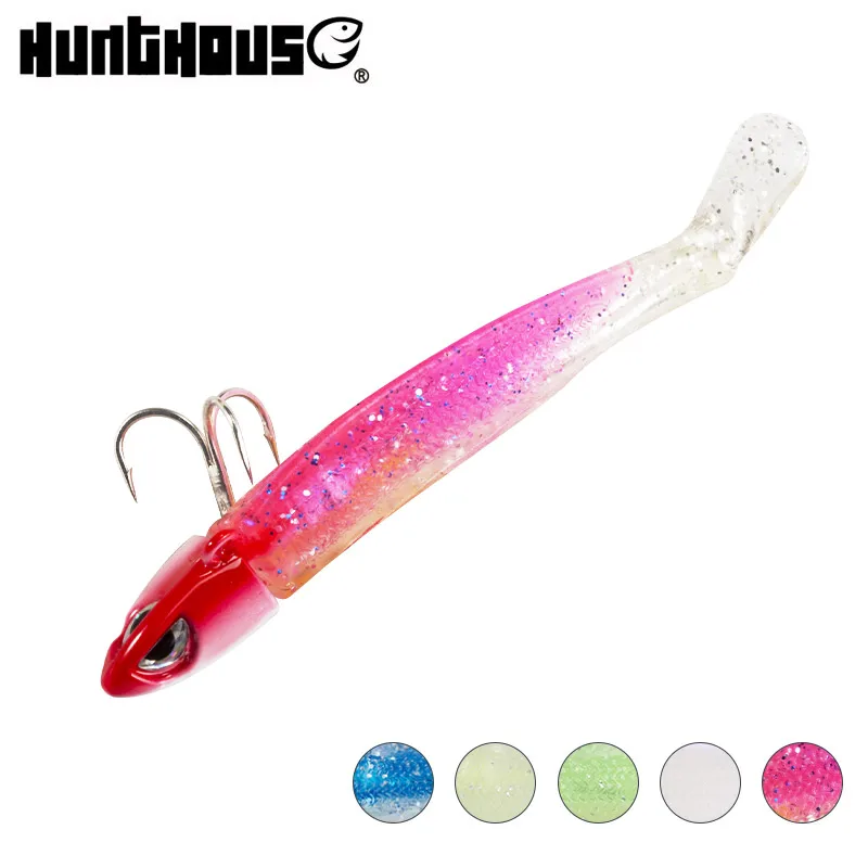 

Hunthouse Black Minnow Fishing Lure Wobbler Shiner Soft Silicone Bait Sinking Spinning 120mm Seabass Pike Saltwater Fish Tackle