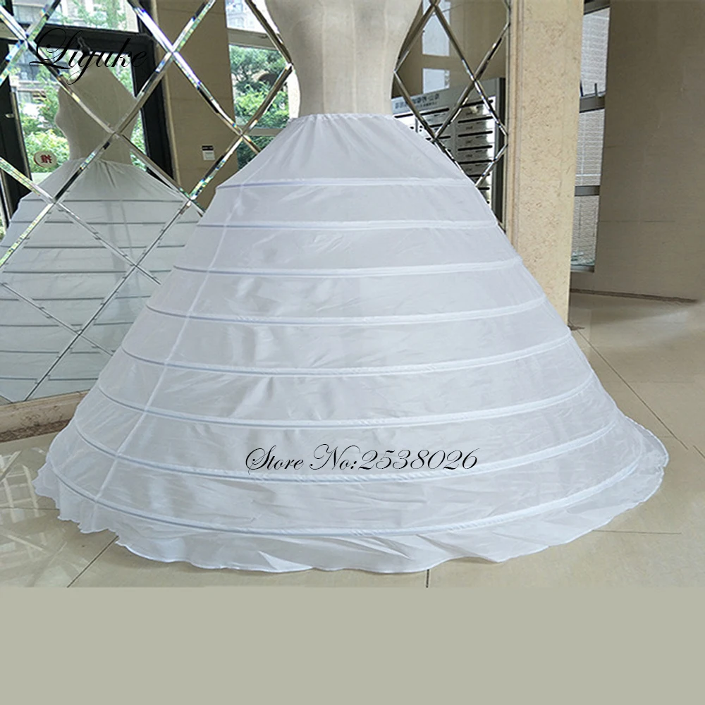 Liyuke Picture White Color 5 Kinds  Wedding Petticoat Used For A Line& Mermaid Wedding Dress  Enagua nupcial