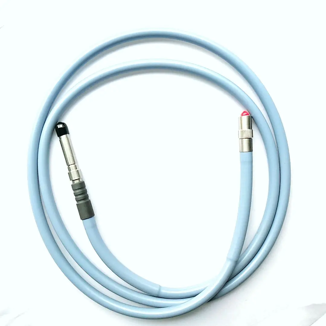 

1.8m 2.5m 3.0m Heat resistant Endoscope light source fiber Medical Surgical microsurgery cable with Wolf Stryker connector